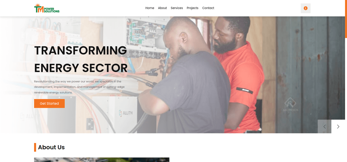 Acme Inc. Website